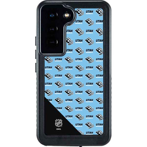NHL Utah Mammoth Logo Pattern Galaxy S24 Waterproof Case
